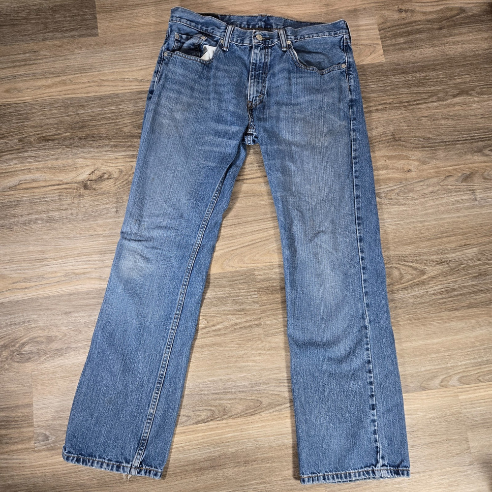 Levis 559 Jeans Mens 33x30 Light Wash Blue Denim Relaxed Straight Leg Casual Y2K